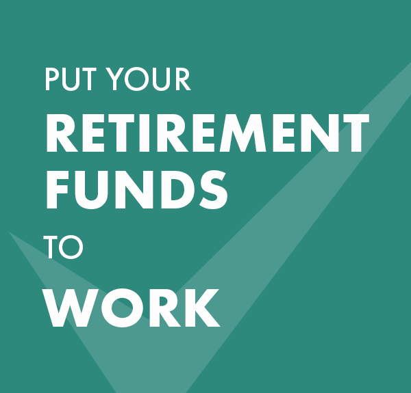 Green Check Box- Retirement Funds to Work   600x575